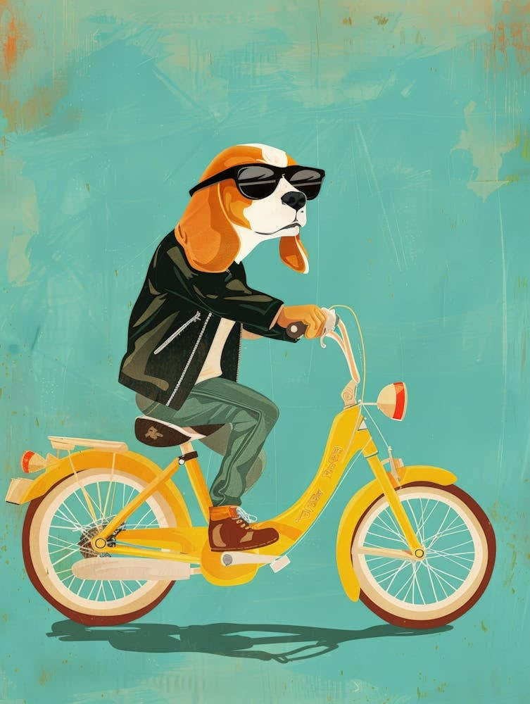 Beagle On A Bike 4
