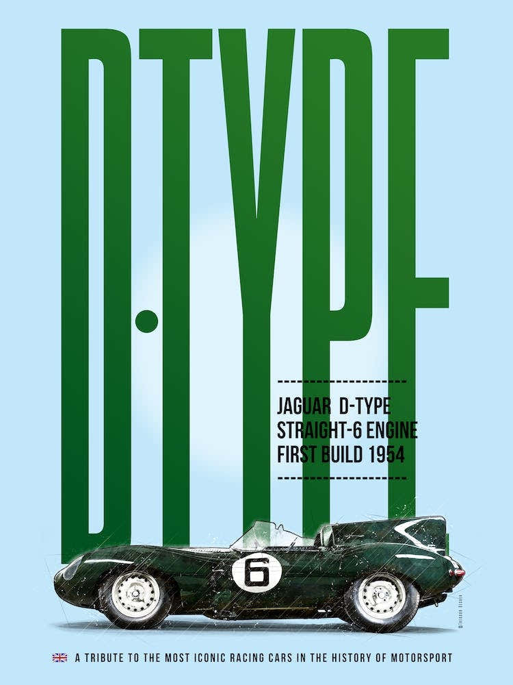 Jaguar D Type Tribute