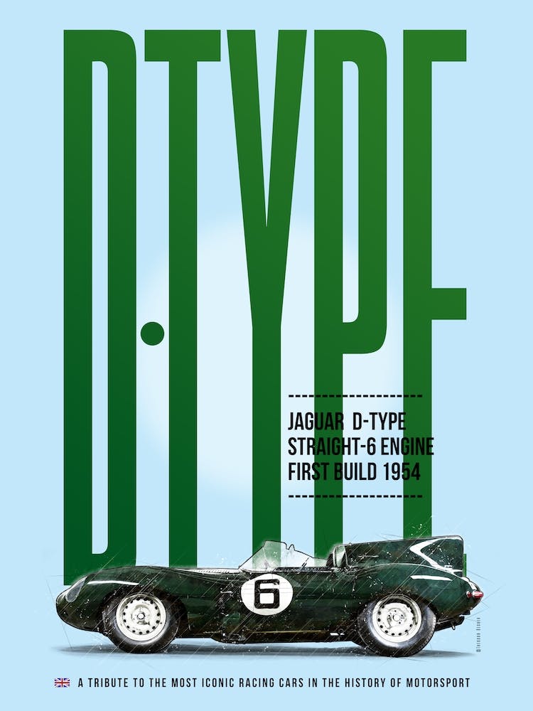 Jaguar D Type Tribute