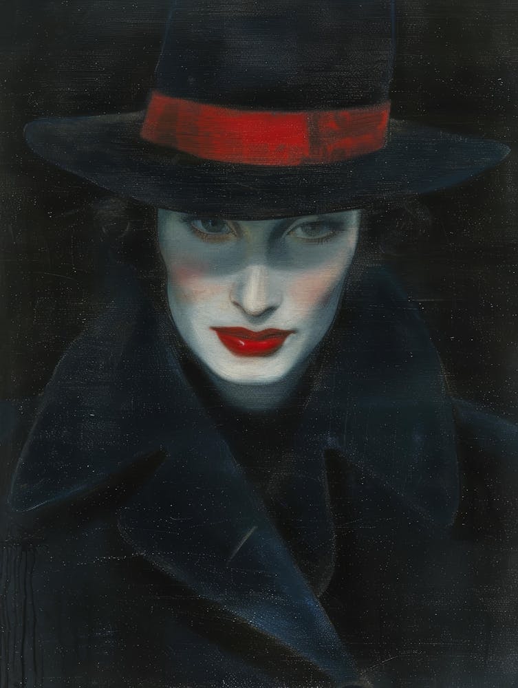'Die Dame in Schwarz'