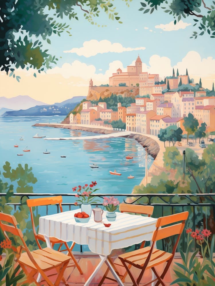 Nice France 5 Illustration