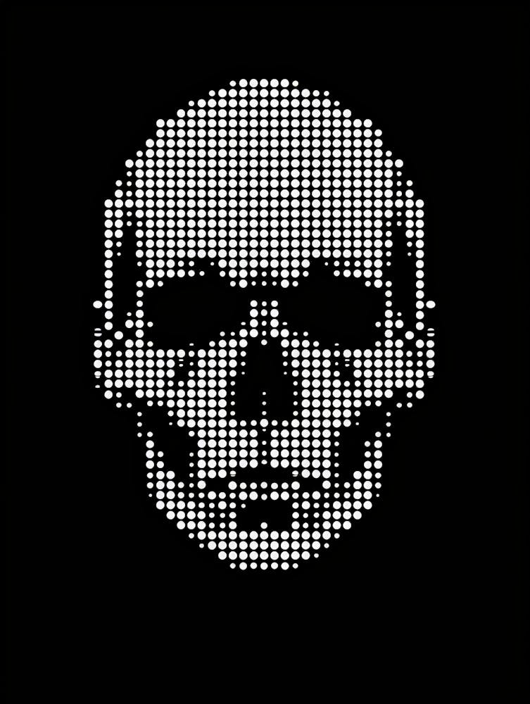 Skull Pixel Art