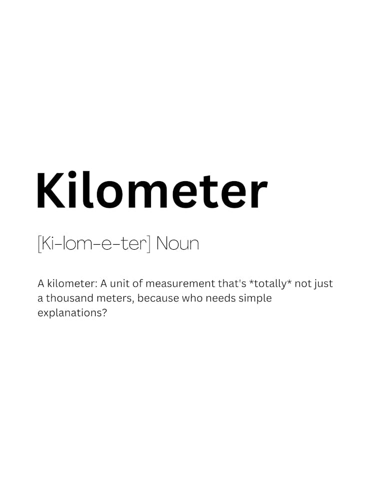 Kilometer Definition Meaning