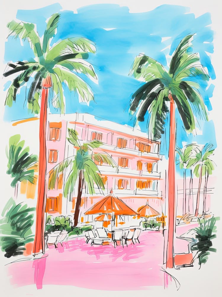 The Palms Hotel & Spa Miami Beach, Florida Resort Märchenbuch-Illustration 2