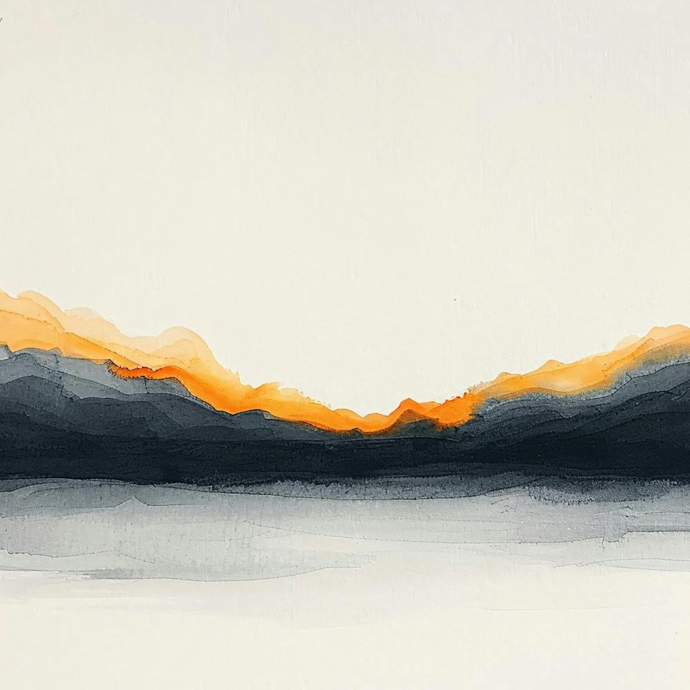 Sunset In The Mountains 12