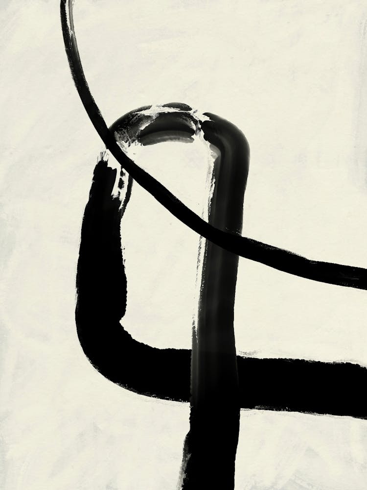 Black Strokes No 5