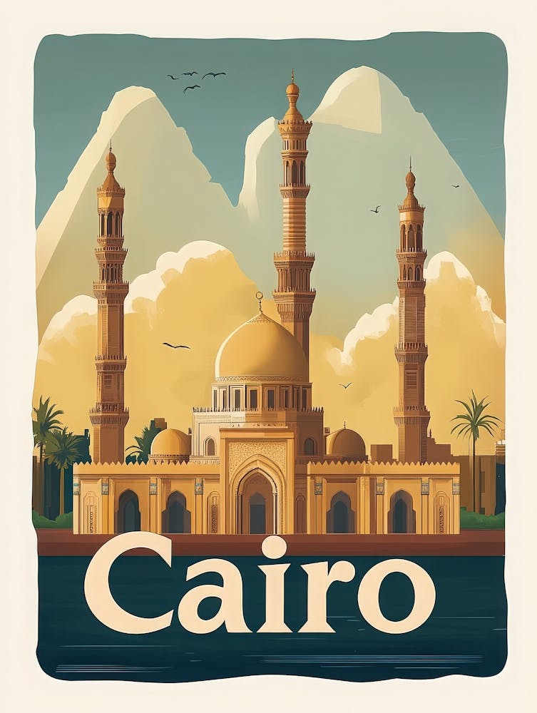 Aihrgdesign A Mid Century Modern Travel Poster For Cairo Show 911ac76e 8c32 4139 Ad1f 2be1c6ef094e 2