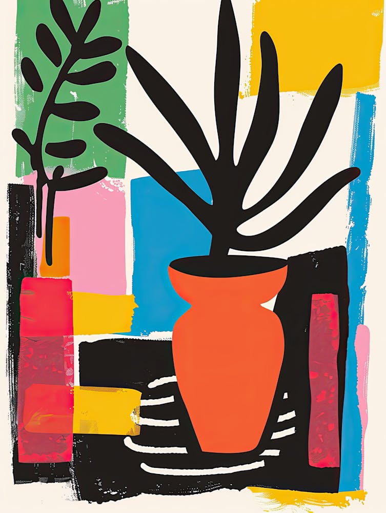 Cosmic Flora Matisse Style