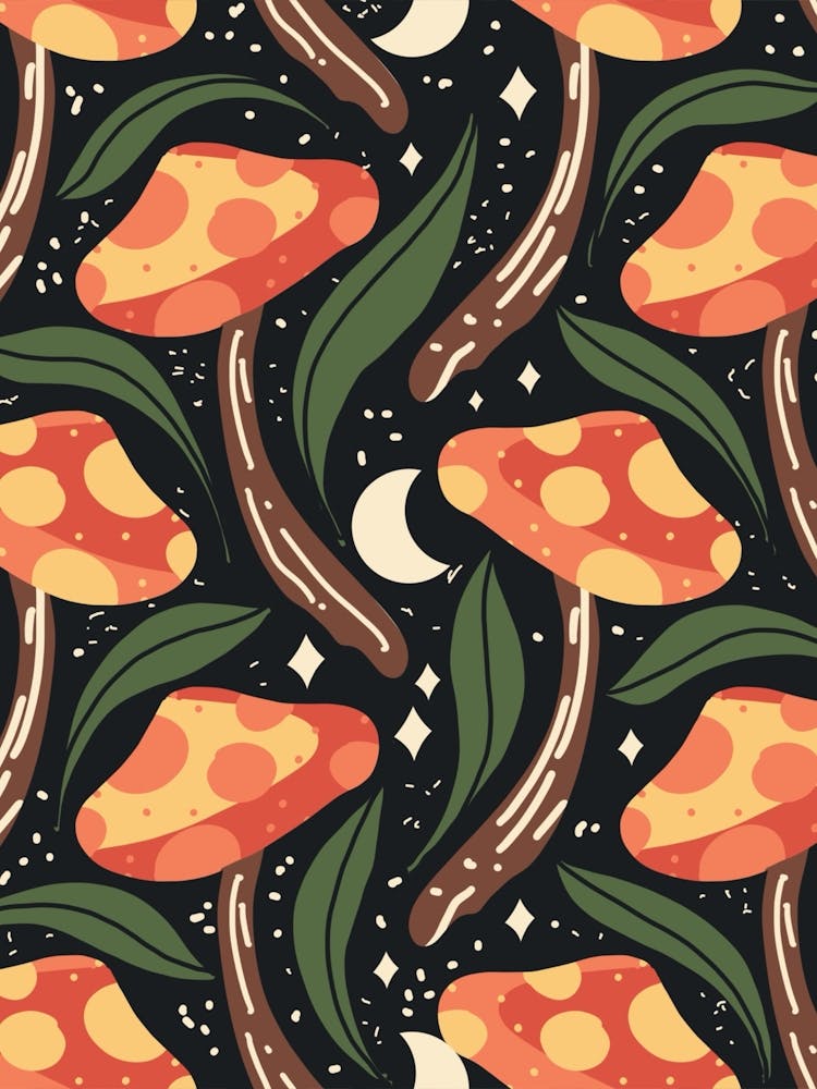 Funky Celestial Mushrooms