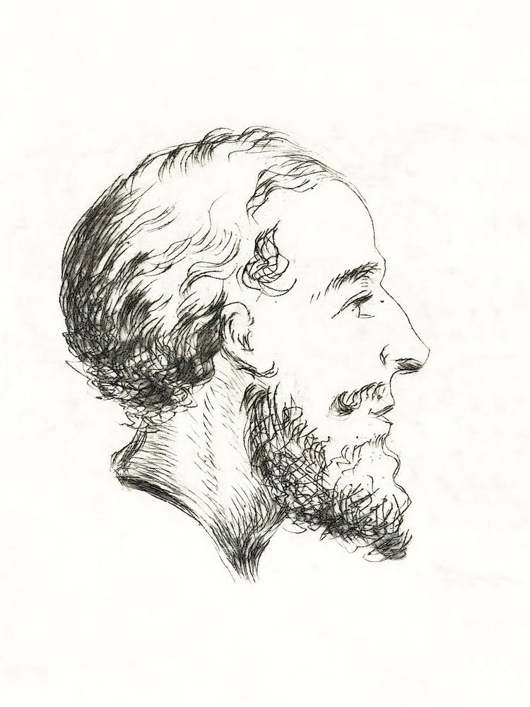 Portrait Of A Man With Beard, Jean Bernard