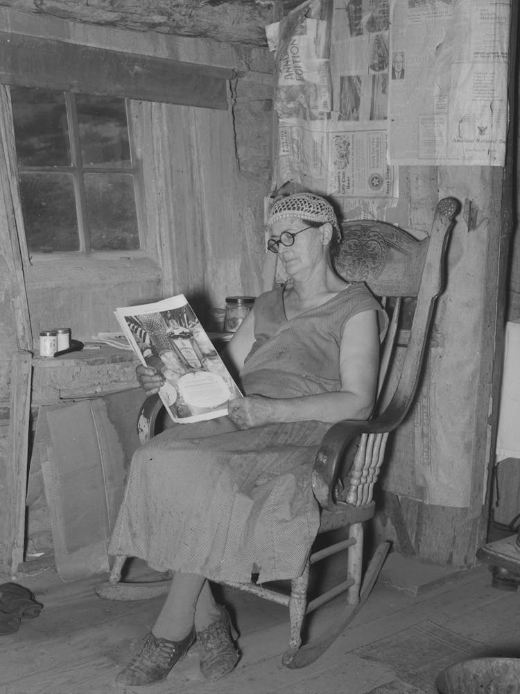 Wife Of Homesteader In Her Shack Home, Williams County, North Dakota By Russell Lee