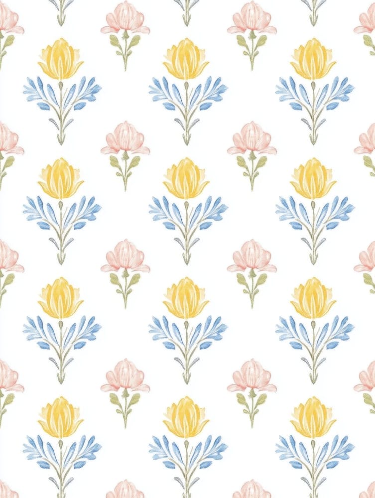 Watercolor Floral Pattern 2