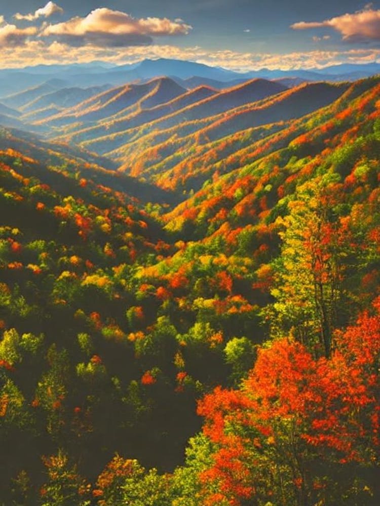 Great Smoky Mountains National Park 2 United States Of America Vintage Poster