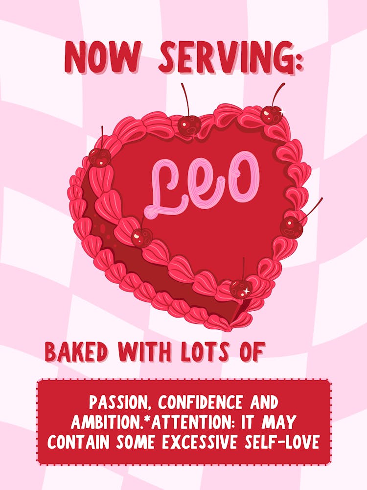 Leo Cake Zodiac