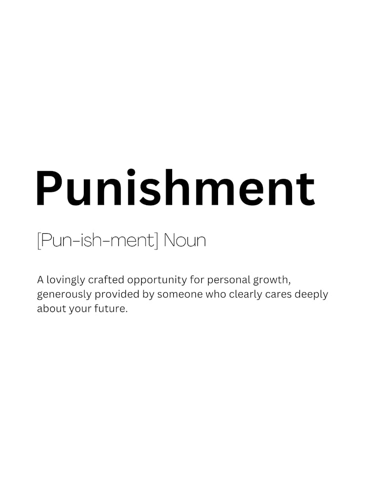 Punishment Definition Meaning
