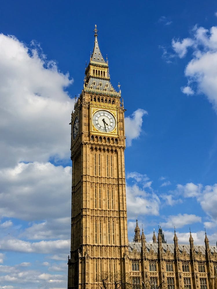 Big Ben And Clouds, London 