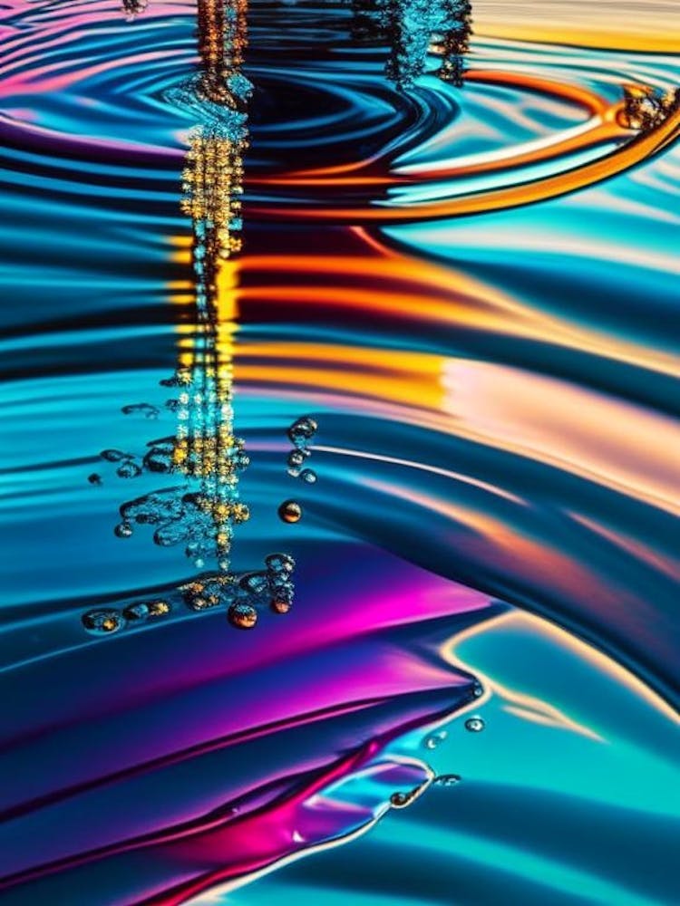 Water As A Source Of Inspiration & Reflection Waterscape Pop Art Photography 1