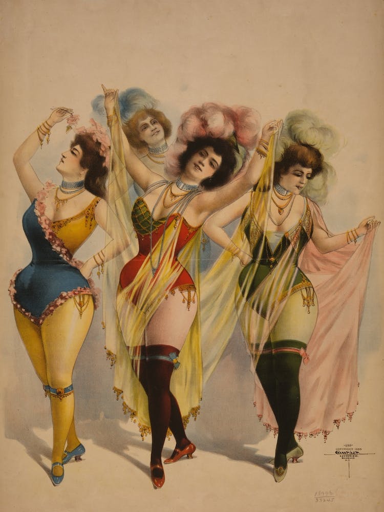 Chorus Girls In Costume