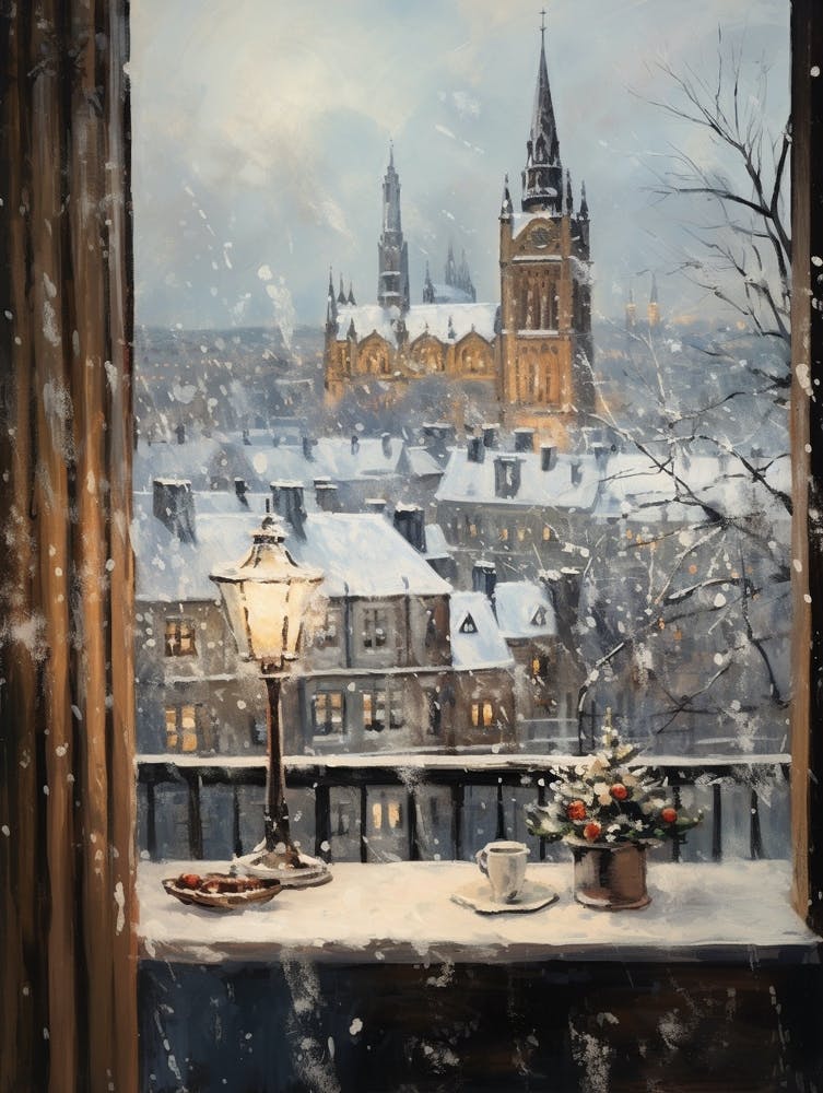 Winter Cityscape London United Kingdom 11