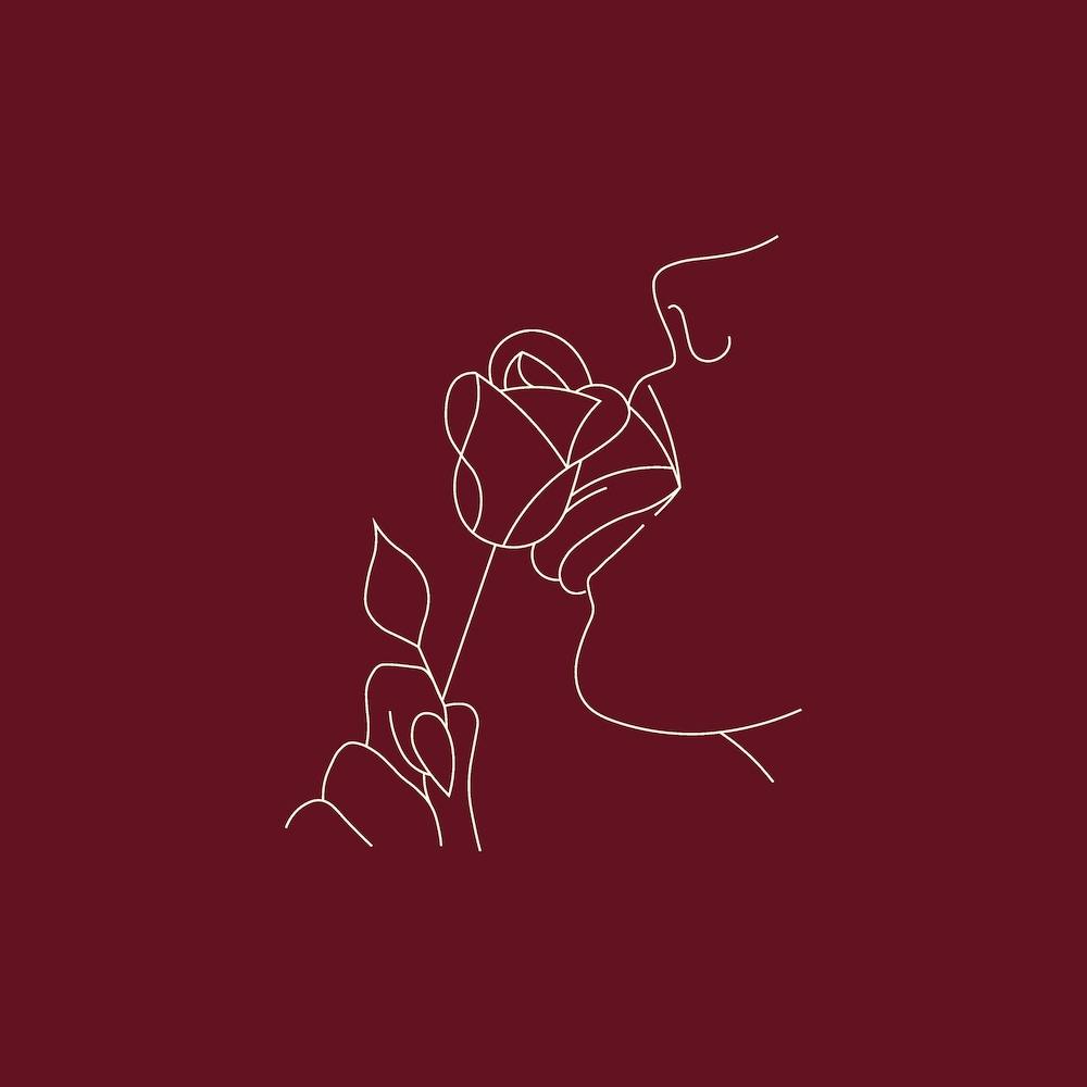 Thorny Burgundy Square