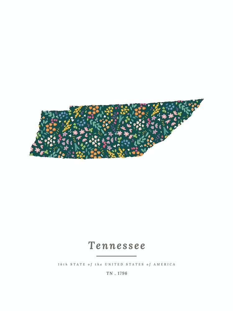 Tennessee State | Wildflowers on Juniper Green