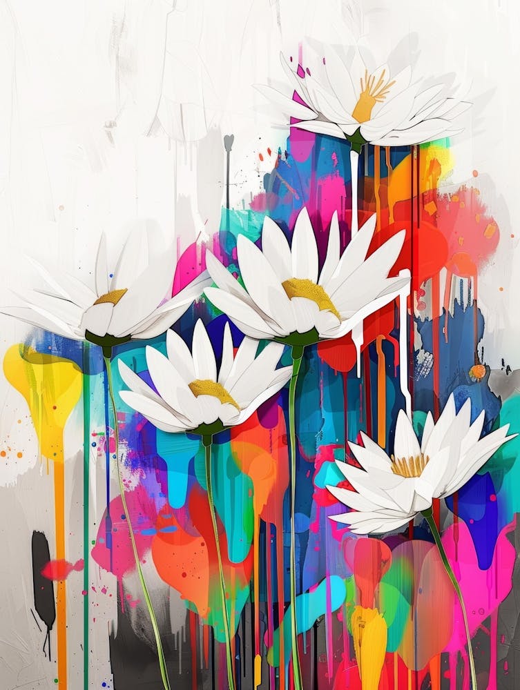 Daisy Painting 1