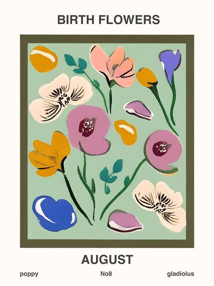 Birth Flowers August