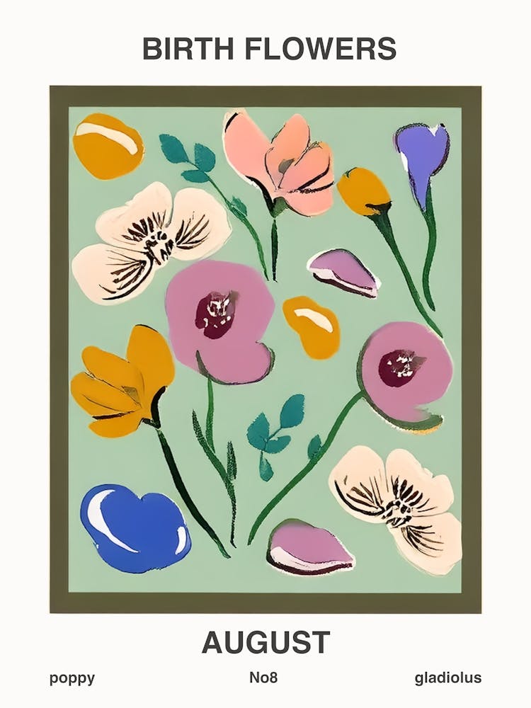 Birth Flowers August