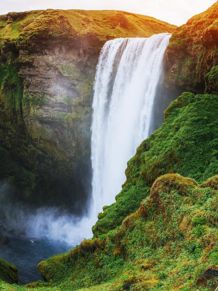 Waterfall In Iceland 1