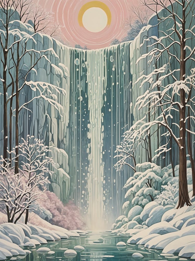 Winter Waterfall no1