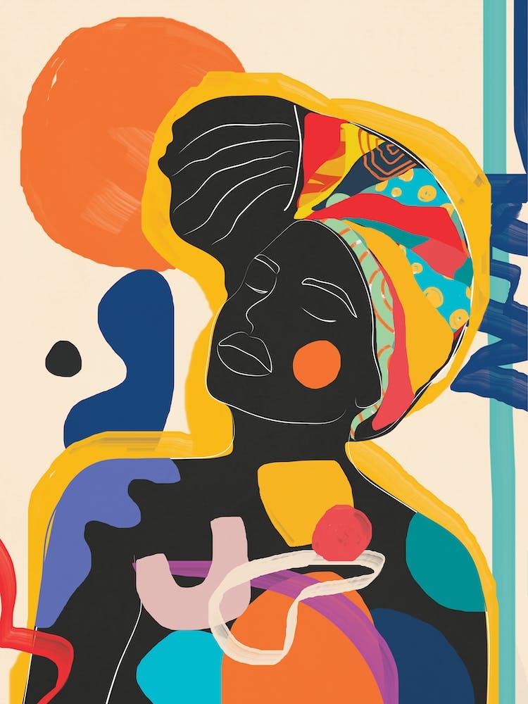 Modern Abstract Woman I