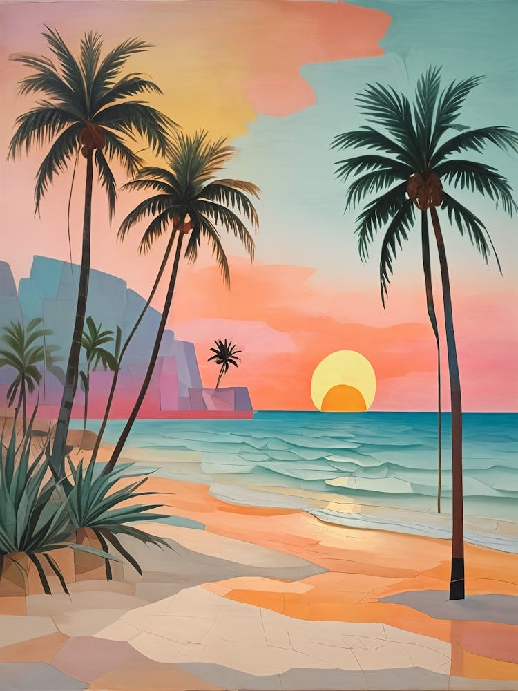 Sunset At The Beach no1