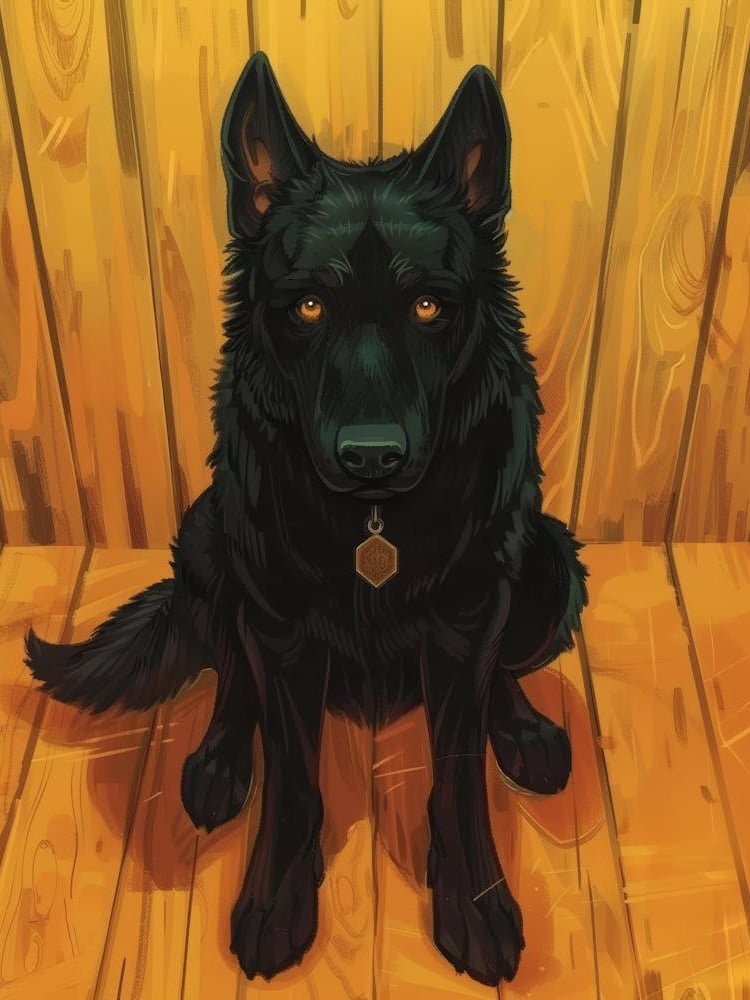 Black German Shepherd