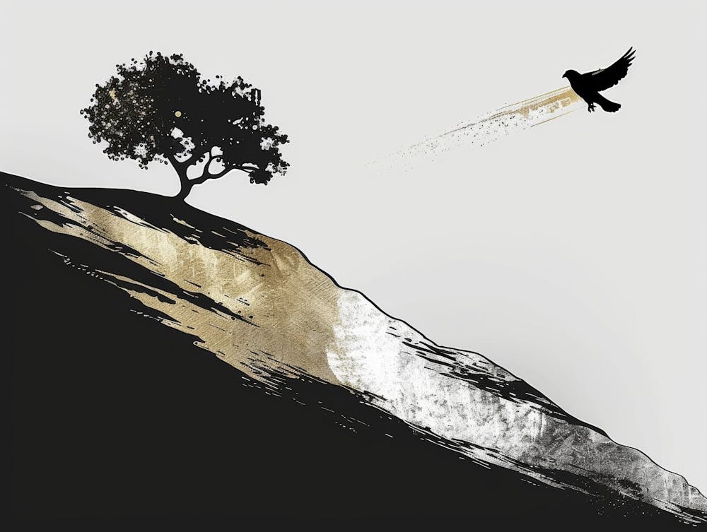Vogel Auf Einem Baum