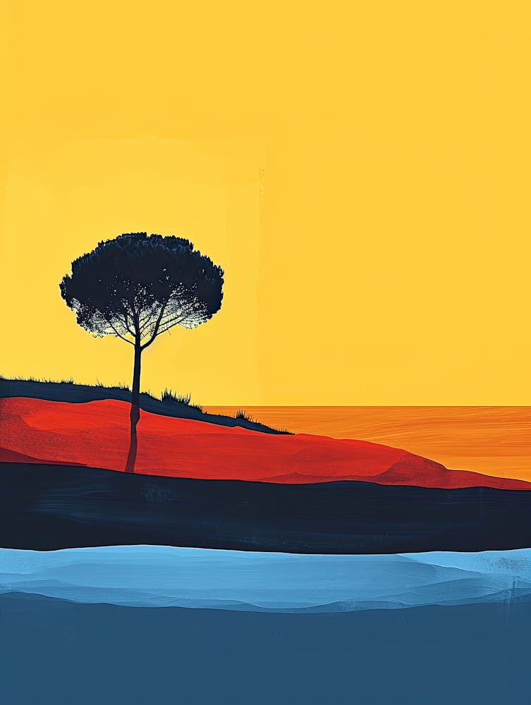 Sonnenuntergang, Minimalismus 9