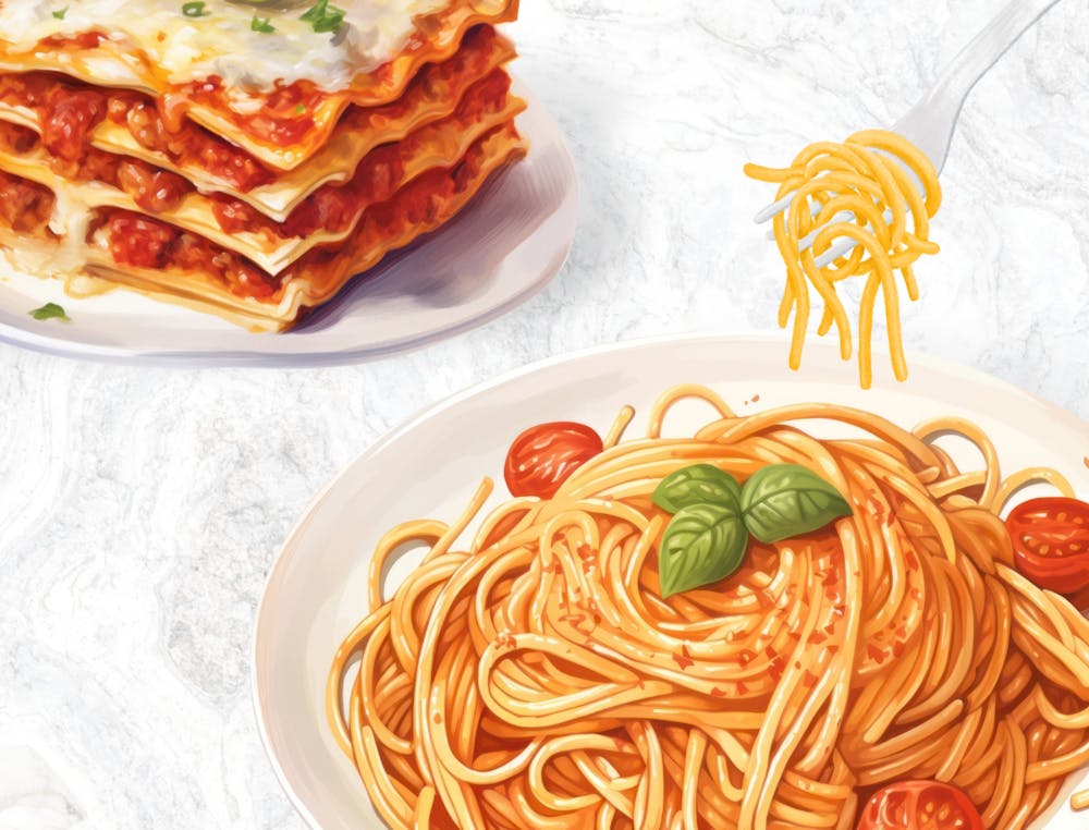Spaghetti und Fleischbällchen