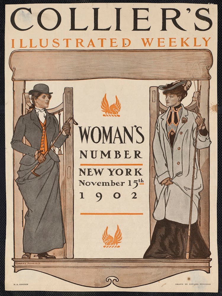 Collier's Illustrated Weekly. Woman's Number, New York, November 15th, 1902, Edward Penfield