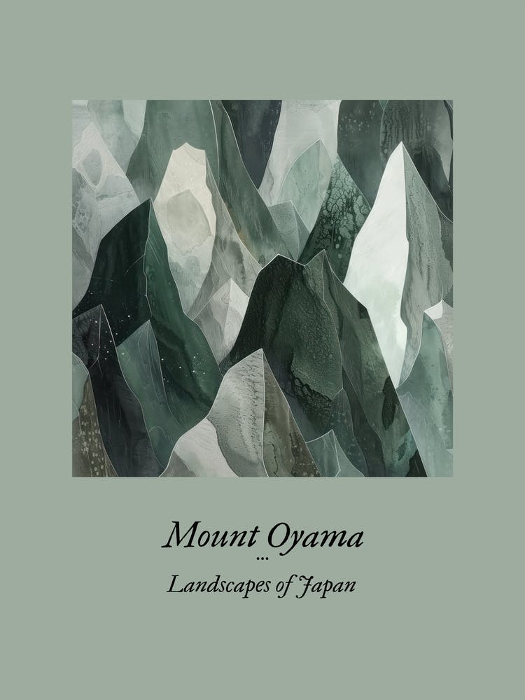 Landscapes Of Japan Mount Oyama