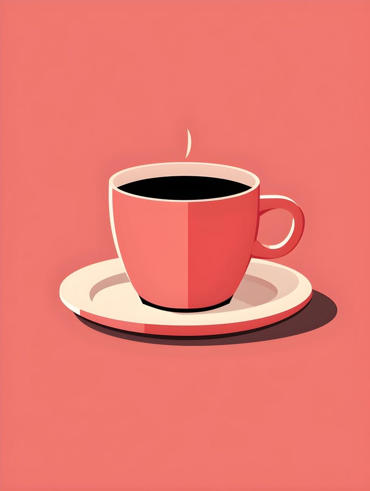 Minimalistic Cup Of Coffee 3