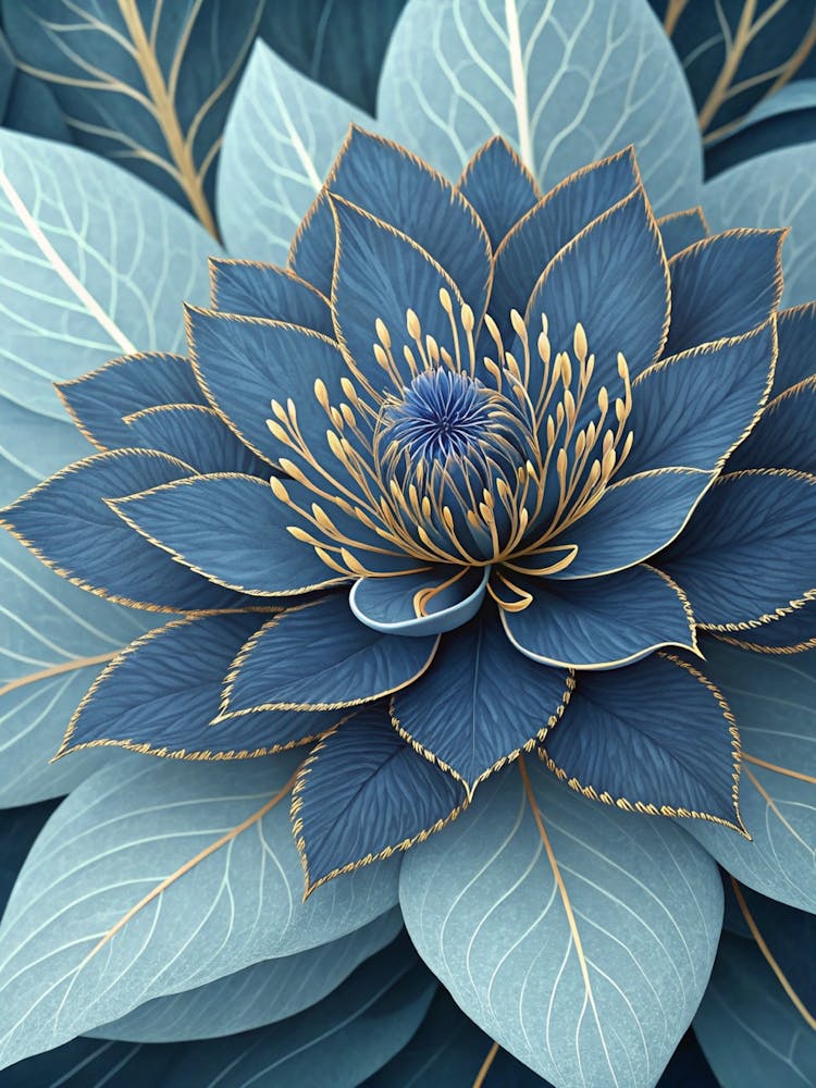 Blue Lotus Flower