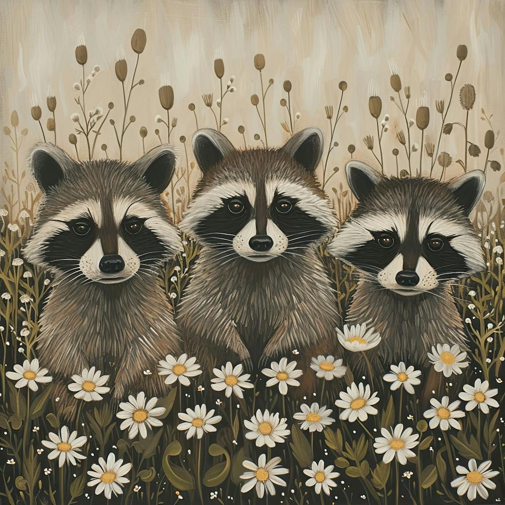 Raccons Fairycore Painting 4