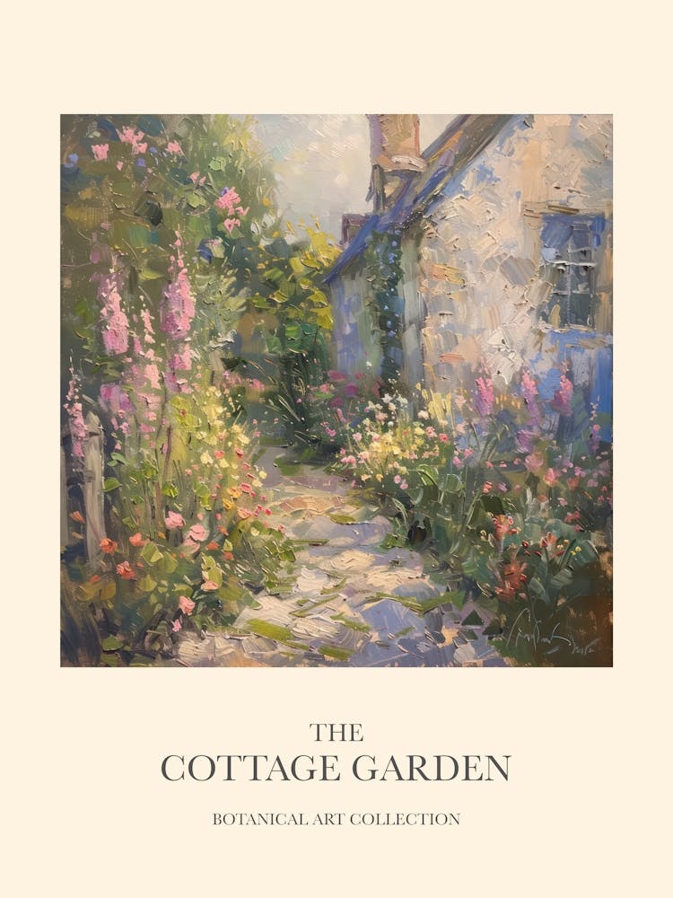 Flower Symphony Cottage Garden Poster 5