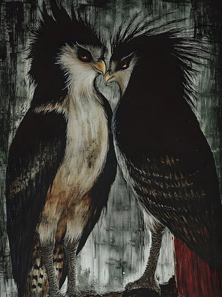 Dark Gothic Two Eagles