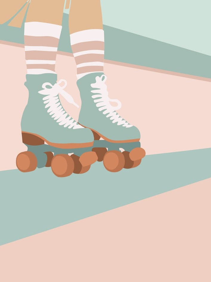Retro Rollerskates