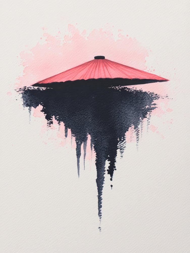 Umbrella In The Rain