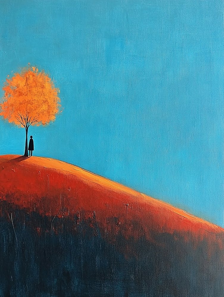 Tree On A Hill