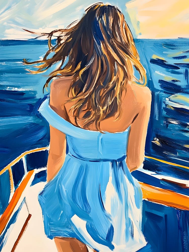Girl On A Boat