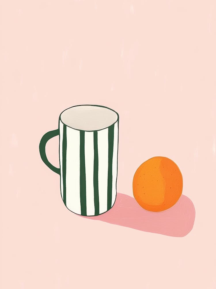Orange And Cup