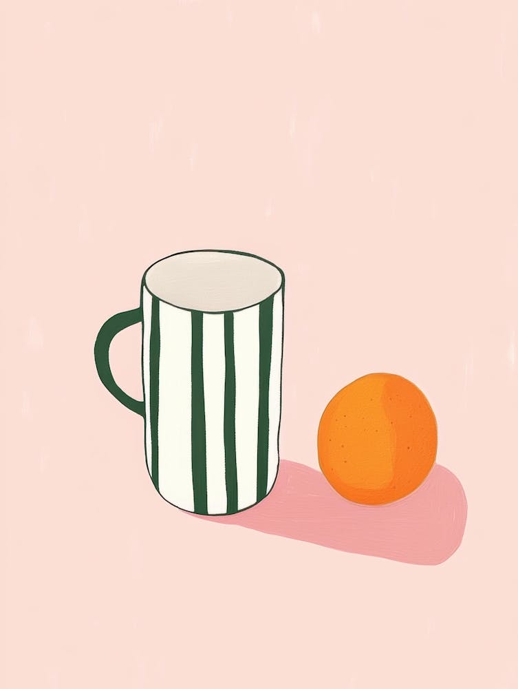 Orange And Cup