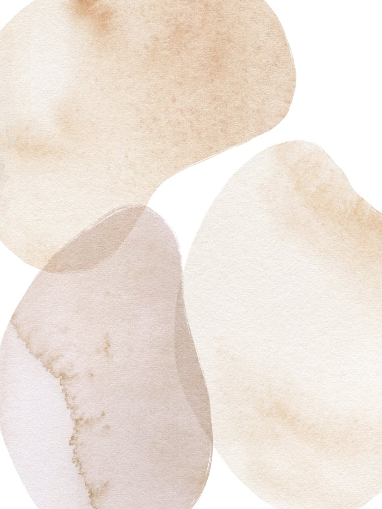 Beige Watercolor Painting 2